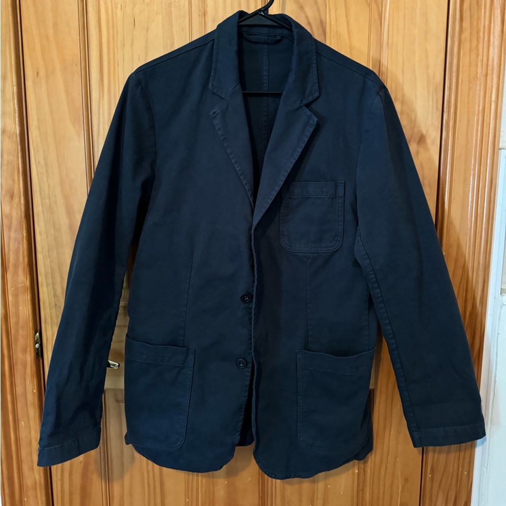 Taylor Stitch The Foundation Sport Coat, Organic Navy Twill, NWT